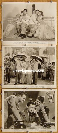 6147 TIME, THE PLACE & THE GIRL 3 vintage 8x10 stills '46 Dennis Morgan