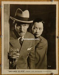 5753 WHEN WERE YOU BORN vintage 8x10 still '38 Anna May Wong