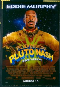 4708 ADVENTURES OF PLUTO NASH DS advance one-sheet movie poster '02 Murphy