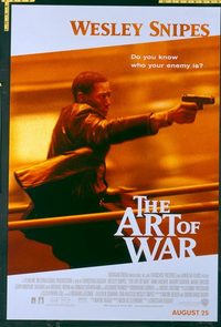 4714 ART OF WAR advance one-sheet movie poster '00 Wesley Snipes, Duguay