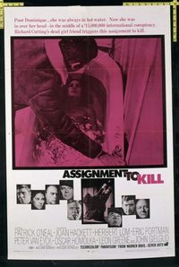 1714 ASSIGNMENT TO KILL one-sheet movie poster '69 Patrick O'Neal, Hackett