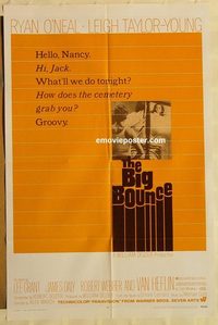 1724 BIG BOUNCE one-sheet movie poster '69 Ryan O'Neal, Taylor-Young