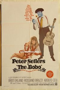 1732 BOBO one-sheet movie poster '67 Peter Sellers, Britt Ekland