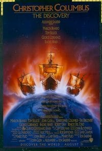 4754 CHRISTOPHER COLUMBUS THE DISCOVERY advance one-sheet movie poster '92