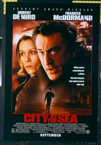4755 CITY BY THE SEA DS advance one-sheet movie poster '02 Robert De Niro