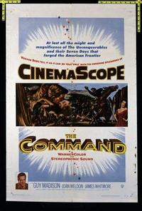 1752 COMMAND one-sheet movie poster '54 Sam Fuller, Guy Madison, Weldon