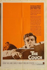 1757 COUCH one-sheet movie poster '62 Robert Bloch, Grant Williams