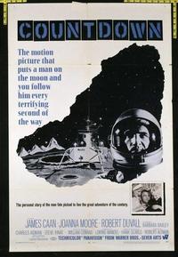 1759 COUNTDOWN one-sheet movie poster '68 Robert Altman, James Caan
