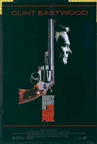 4773 DEAD POOL one-sheet movie poster '88 Eastwood as Dirty Harry