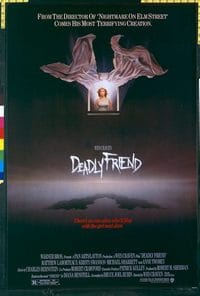 4774 DEADLY FRIEND one-sheet movie poster '86 Wes Craven, Kristy Swanson
