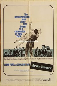 1770 DEAR HEART one-sheet movie poster '65 Glenn Ford, Geraldine Page