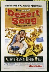 1772 DESERT SONG one-sheet movie poster '53 Kathryn Grayson, McRae