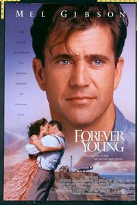 4801 FOREVER YOUNG one-sheet movie poster '92 Mel Gibson, Jamie Lee Curtis