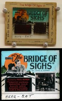 2601 BRIDGE OF SIGHS movie glass slide '25 Dorothy Mackaill