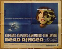 3438 DEAD RINGER half-sheet movie poster '64 Bette Davis, Karl Malden