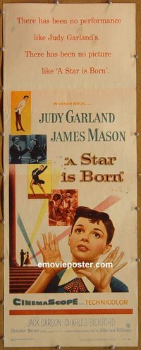 3360 STAR IS BORN insert movie poster '54 Judy Garland, Mason