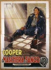 3025 SPRINGFIELD RIFLE Italian two-panel movie poster '52 Gary Cooper