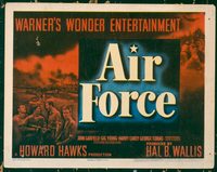 1106 AIR FORCE title lobby card '43 Howard Hawks, World War II!