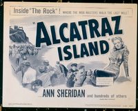 1107 ALCATRAZ ISLAND title lobby card R50 Ann Sheridan, John Litel