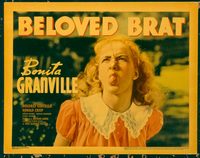 1117 BELOVED BRAT title lobby card '38 wild Bonita Granville image!