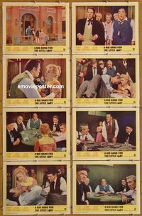 3628 BIG HAND FOR THE LITTLE LADY 8 lobby cards '66 Henry Fonda