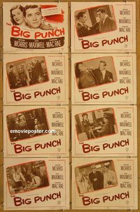 3630 BIG PUNCH 8 lobby cards '48 Gordon MacRae, boxing!