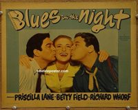 2117 BLUES IN THE NIGHT lobby card '41 Priscilla Lane