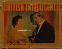 2121 BRITISH INTELLIGENCE lobby card '40 great Boris Karloff!