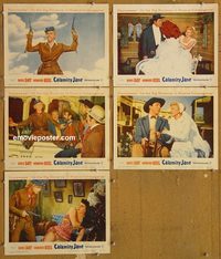 4102 CALAMITY JANE 5 lobby cards '53 Doris Day, Howard Keel