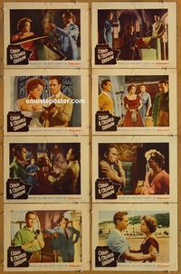 3658 CHASE A CROOKED SHADOW 8 lobby cards '58 Herbert Lom