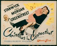 1138 CHRISTMAS IN CONNECTICUT title lobby card '45 Barbara Stanwyck