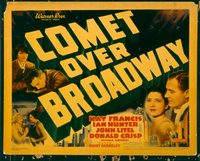 1142 COMET OVER BROADWAY title lobby card '38 Kay Francis, Ian Hunter