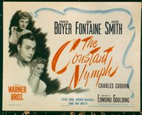 1143 CONSTANT NYMPH title lobby card '43 Joan Fontaine, Charles Boyer