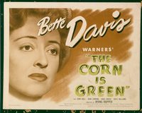 1144 CORN IS GREEN title lobby card '45 Bette Davis, Irving Rapper