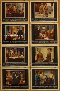 3670 COURT-MARTIAL OF BILLY MITCHELL 8 lobby cards '56 Cooper