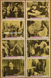 3671 COVENANT WITH DEATH 8 lobby cards '67 George Maharis