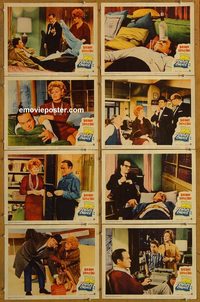 3674 CRITIC'S CHOICE 8 lobby cards '63 Bob Hope, Lucille Ball