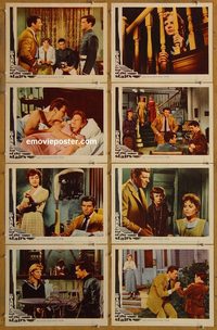 3679 DARK AT THE TOP OF THE STAIRS 8 lobby cards '60 Preston