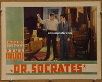 2351 DR SOCRATES lobby card '35 Paul Muni, Barton MacLane