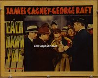 2145 EACH DAWN I DIE lobby card '39 James Cagney hurt!