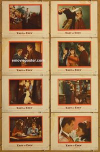 3696 EAST OF EDEN 8 lobby cards '55 James Dean, Julie Harris