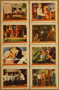 3701 FBI STORY 8 lobby cards '59 Jimmy Stewart, Vera Miles