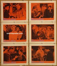 4007 FEVER IN THE BLOOD 6 lobby cards '61 Angie Dickinson