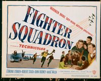 1172 FIGHTER SQUADRON title lobby card '48 Pat O'Brien, Robert Stack