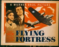 1180 FLYING FORTRESS title lobby card '42 patriotic war image!