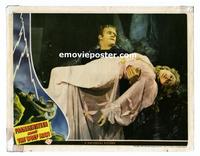 #016 FRANKENSTEIN MEETS THE WOLF MAN #2 lobby card '43 close up!!