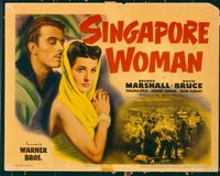 1323 SINGAPORE WOMAN title lobby card '41 Brenda Marshall, David Bruce