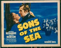 1326 SONS OF THE SEA title lobby card '41 Michael Redgrave, Hobson