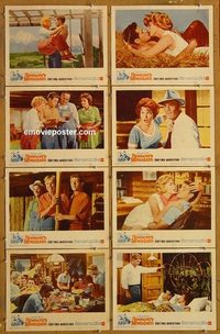3821 SPENCER'S MOUNTAIN 8 lobby cards '63 Henry Fonda, O'Hara