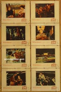 3822 SPIRIT OF ST LOUIS 8 lobby cards '57 Jimmy Stewart